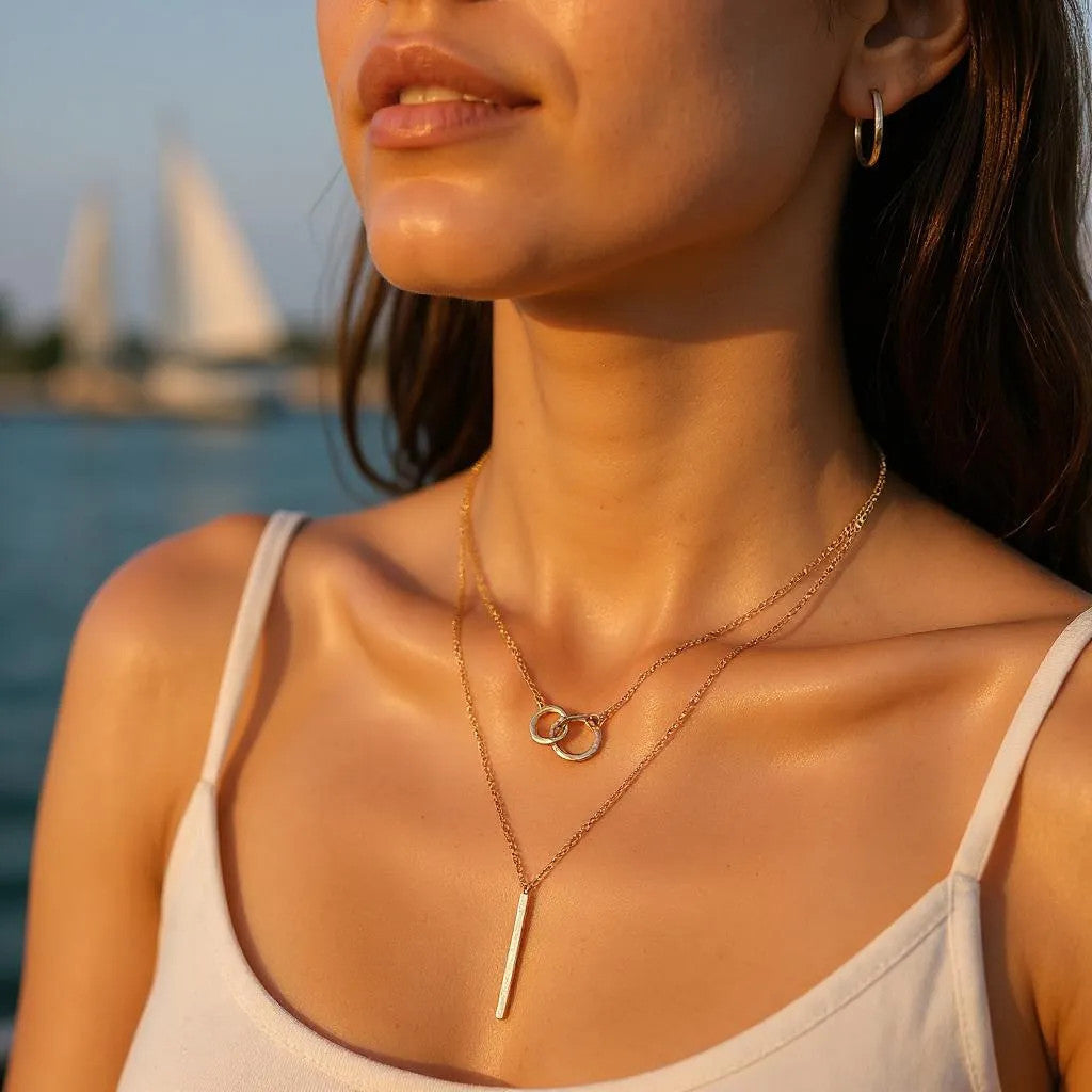 Leia two-piece necklace