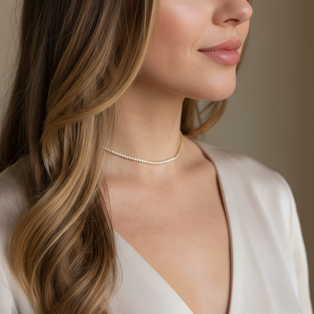 Diamant-Feen-Halskette