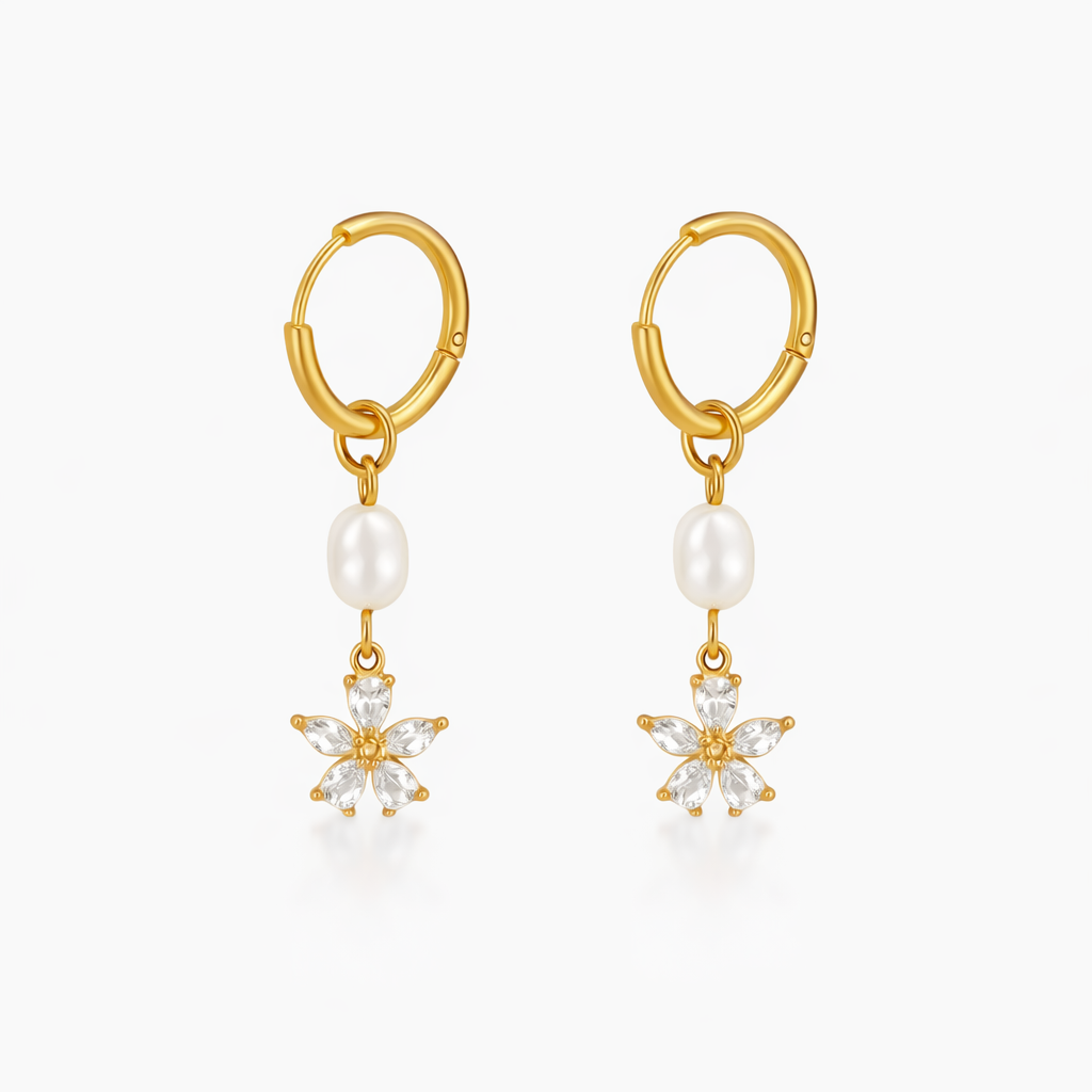 Ohrringe Jasmin mit Perlen