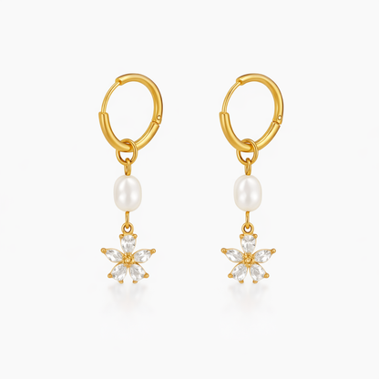 Ohrringe Jasmin mit Perlen