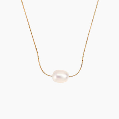 Колие със сладководна перла Морска капка