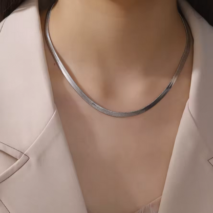 Fischgräten-Halskette