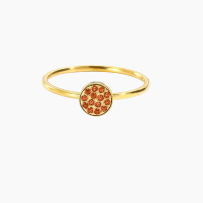 Пръстен с рождени камъчета