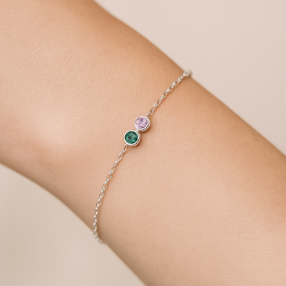 Гривна с камък на месеца Близо до сърцето