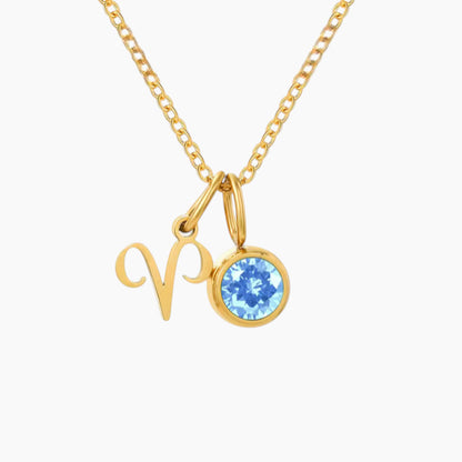 Колие Камъкът на моят месец + Зодия