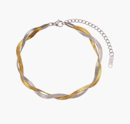 Гривна за глезен Плитка