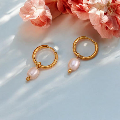 Обеци Серенити със Сладководни перли