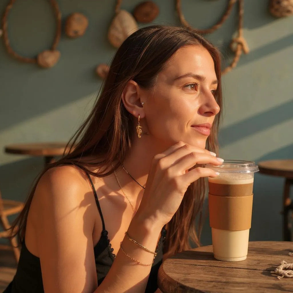 Обеци Морско Конче