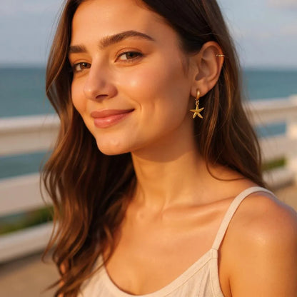 Обеци Морска звезда