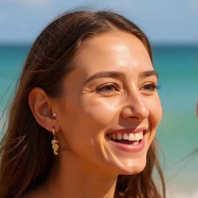 Обеци Морско Конче