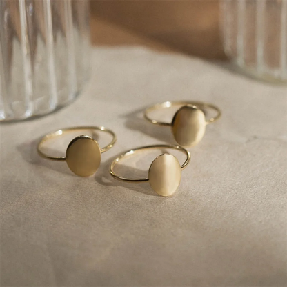 Пръстен Овален акцент