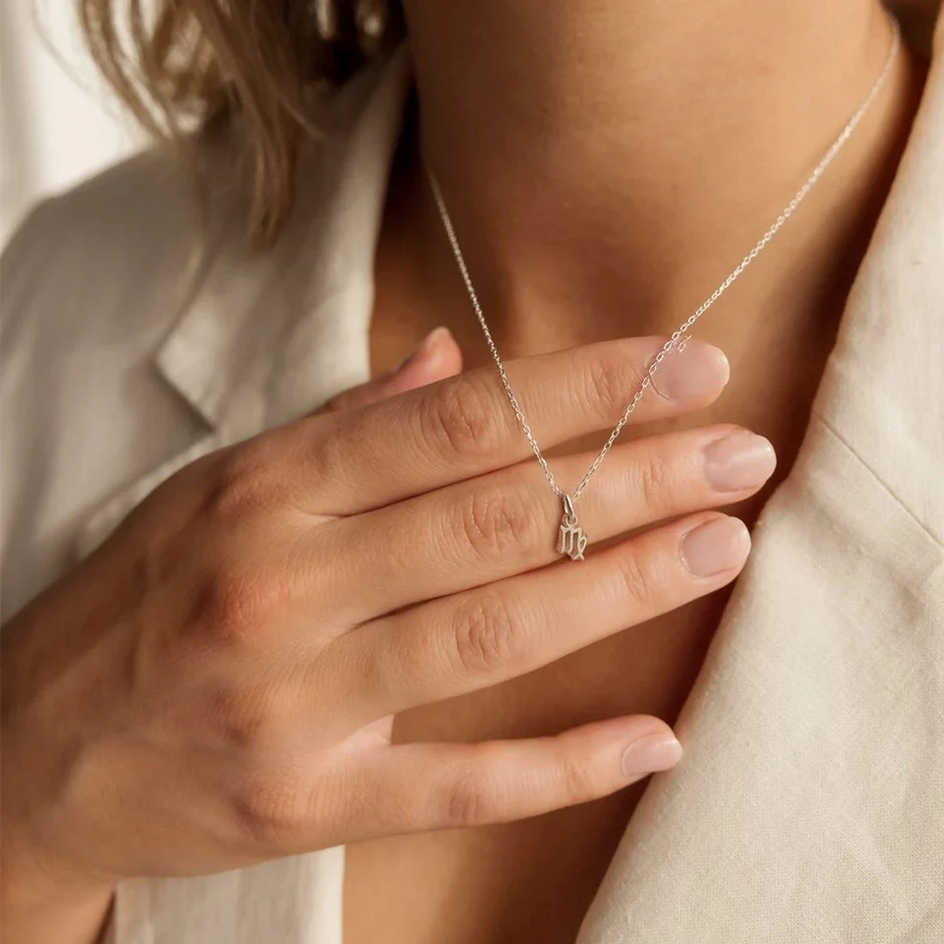 Колие със зодиакален знак Звезден амулет