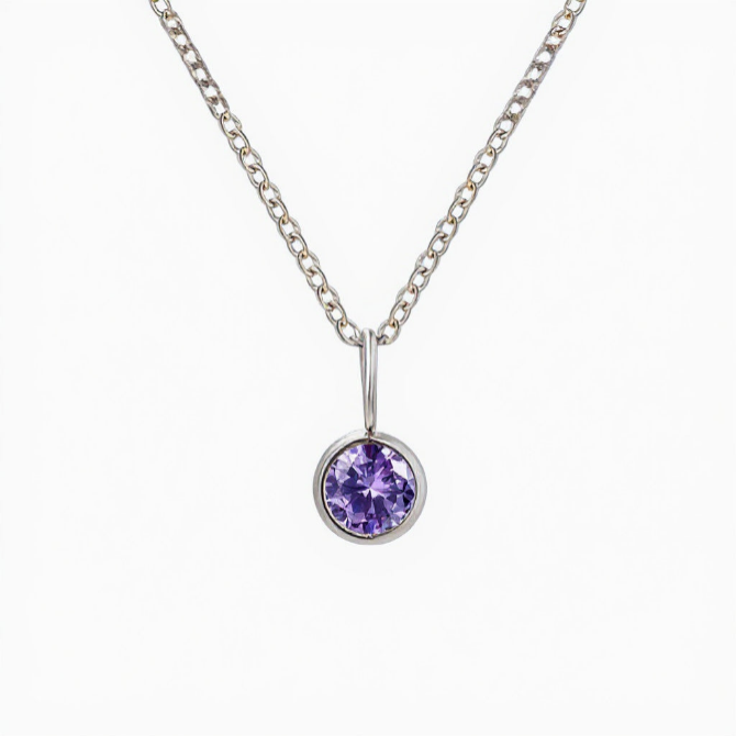 Колие Камъкът на моят месец + Зодия