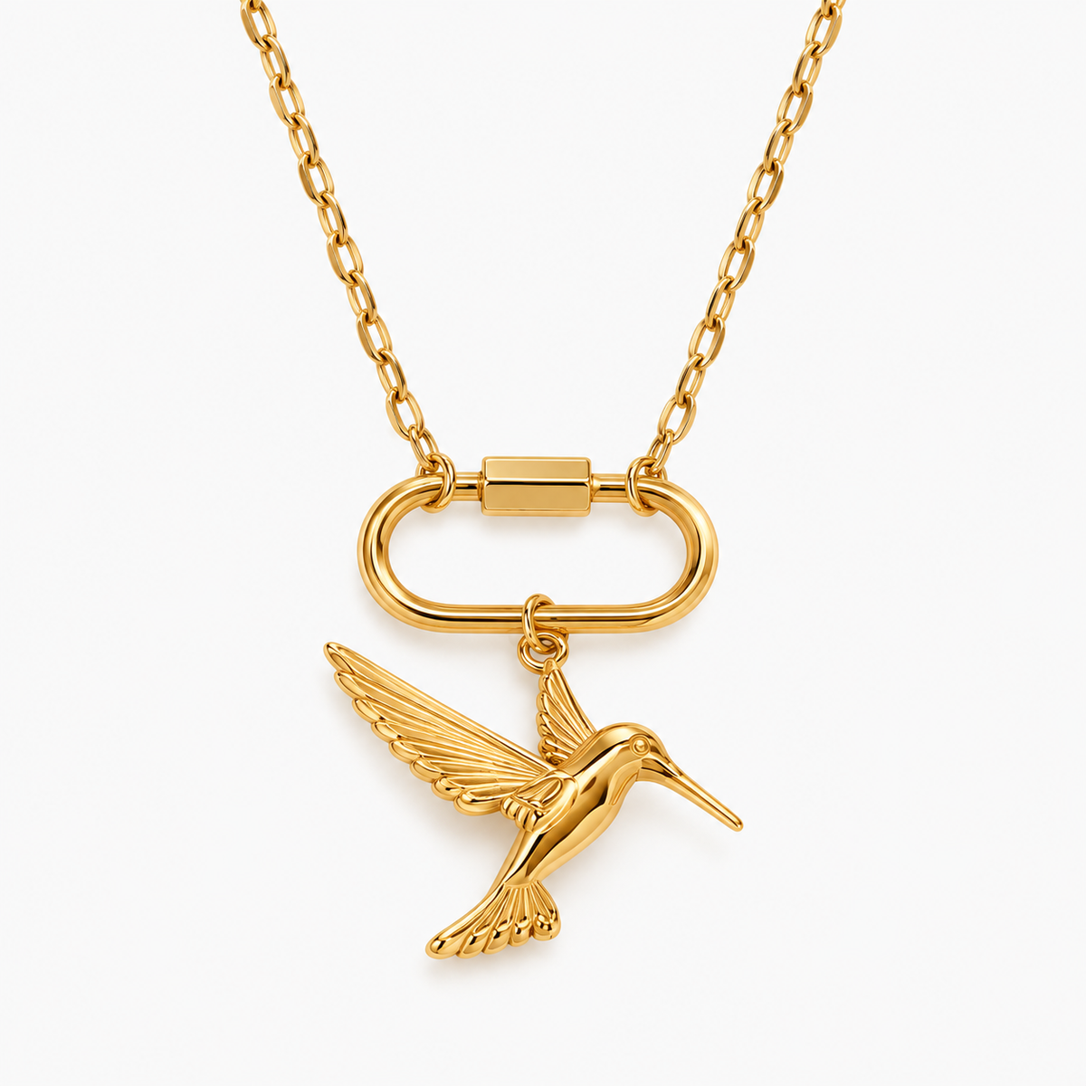 Hummingbird necklace