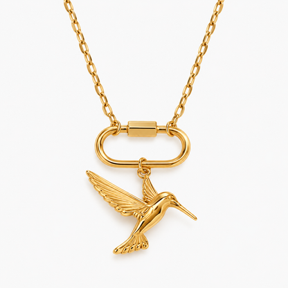 Hummingbird necklace