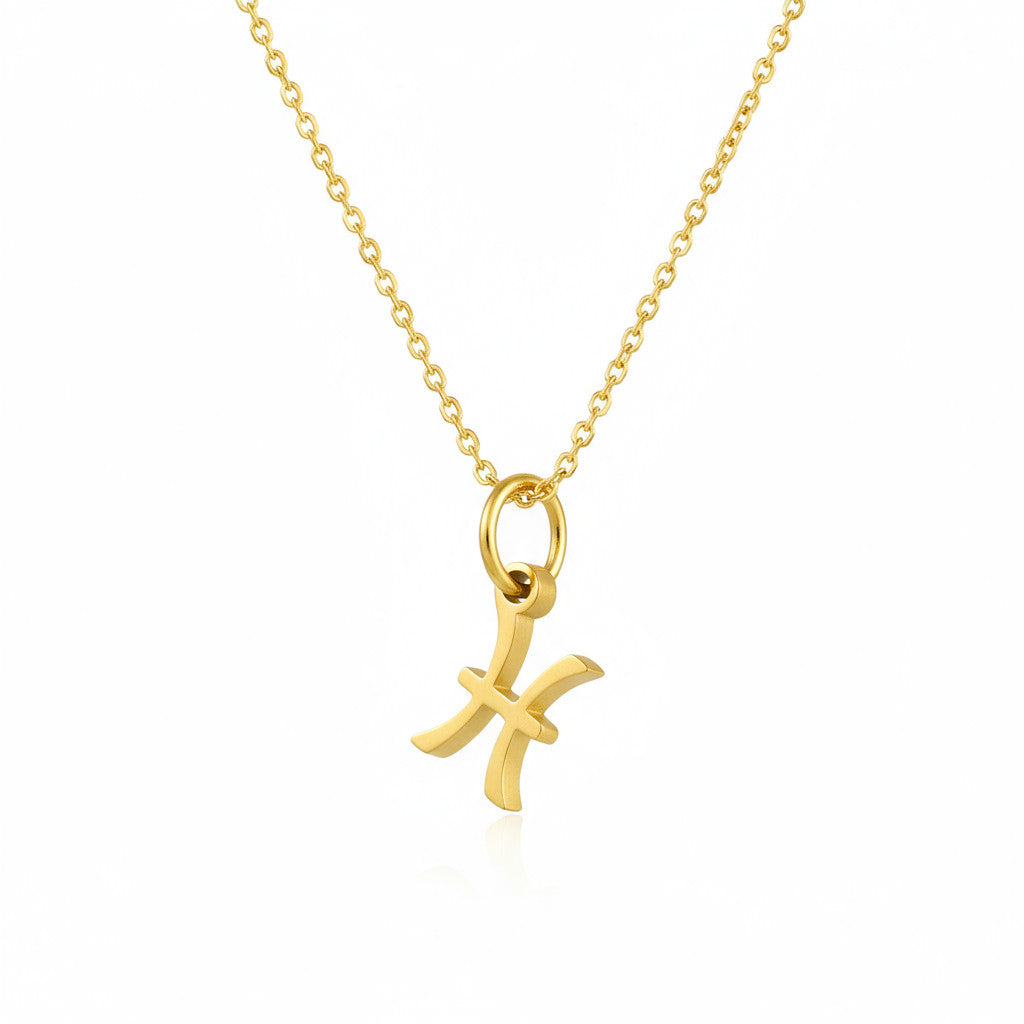 Колие със зодиакален знак Звезден амулет