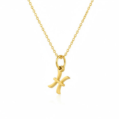 Колие със зодиакален знак Звезден амулет