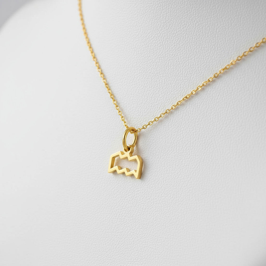 Колие със зодиакален знак Звезден амулет