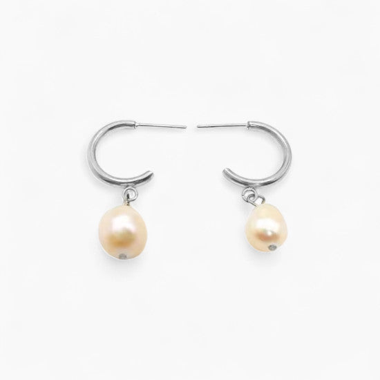 Обеци със сладководни перли Сутрешна роса