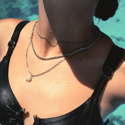 Колие със сладководна перла Марина