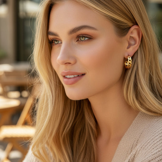 Обеци Кубинска плетка