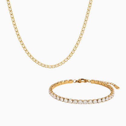 Тенис колие и гривна Кармен