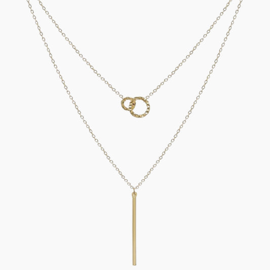 Zweiteilige Halskette Leia