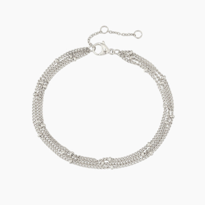 Dreilagiges Punktarmband