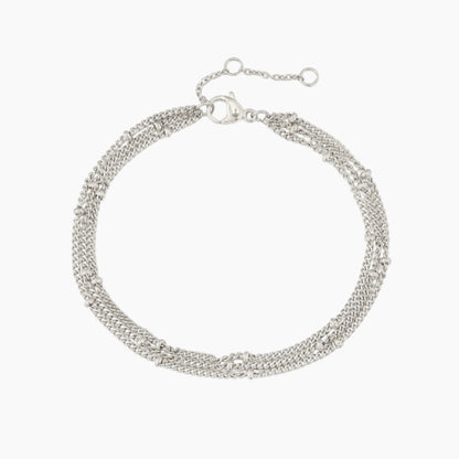 Dreilagiges Punktarmband