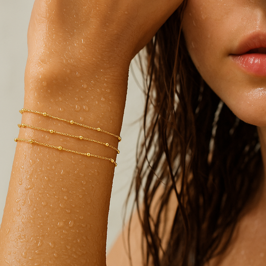 Three-layer Dot Bracelet